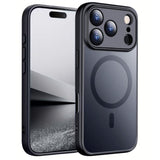 Matte Case For iPhone 17 Pro Max Shockproof Case Camera Button Dual Layer