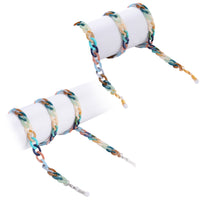 2Pcs Set Acrylic Eyeglass Chain Sunglasses Strap Reading Glasses Neck Cord