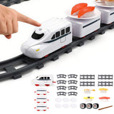 Electric Sushi Conveyor Train Toy Battery Powered Train Set Interactive Tabletop Toy for Family Parties