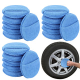 18 PCS Car Wax Applicator Pad 5 Inch Foam Microfiber Applicator Pad for Car Buffing