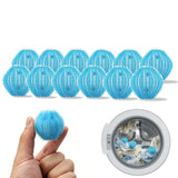 12 Pcs Pet Hair Catcher Balls for Washing Machine and Dryer Reusable Laundry Lint Collector
