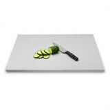 L-Shaped Stainless Steel Cutting Board Double-Sided Kitchen Chopping Board for Meat Dough Home Cooking