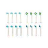 16 Pack Electric Toothbrush Replacement Heads Compatible with Oral-B Handles