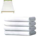 4Pcs Travel Disposable Bedding Set Portable Bed Sheet Quilt Cover Pillowcase Set