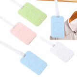 4Pcs Hanging EVA Wardrobe Aromatherapy Tablets Car Air Freshener Incense Tablets with Lanyard 的副本