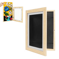 Kids Art Frames Wooden Artwork Display Frame Wood Color