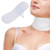 Castor Oil Pack Compress Castor Oil Wrap Pad for Neck White