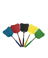 10 Pack Manual Telescopic Flyswatter with Stainless Steel Pole