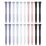 FancyGrab 40pcs Fishbone Cable Winder Cord Clip Organizer Earphone Cable Protector USB Wire Tie
