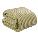 Flannel Blanket Soft Warm Throw Blanket Green