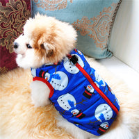 Pet Christmas Jacket Dog Christmas Clothing XL -Snowman Style