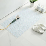 33 x 63cm Non-Slip Bath Mat Shower Mats PVC Bathroom Suction Floor Mat White