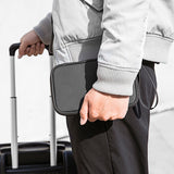 RFID Travel Passport Holder Passport Wallet for Family Black