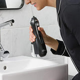 Cordless Electric Water Flosser Oral Irrigator Teeth Cleaning Device Teeth Cleaner with 7 Jet Tips Black