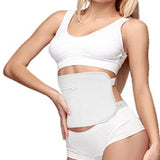 Castor Oil Pack Kit Compress Reusable Wrap Belt for Inflammation Toxin Remover White