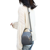 Women Mini Nylon Crossbody Bag Shoulder Bag Handbag Grey