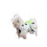 Christmas Theme Pet Vest and Dress Set Green-S