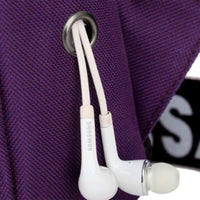Outdoor Nylon Chest Bag Cross-Body Bag Purple