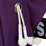 Outdoor Nylon Chest Bag Cross-Body Bag Purple