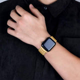 Stainless Steel iWatch Band Metal Strap For Apple Watch-38-40-41mm Gold