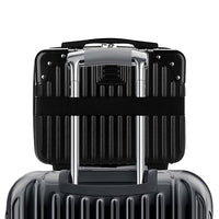 14 Inches Travel Suitcase Hard Shell Cosmetic Case Portable Carry Suitcase Black