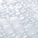33 x 63cm Non-Slip Bath Mat Shower Mats PVC Bathroom Suction Floor Mat White