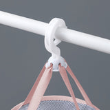 Hanging Mini Mesh Drying Rack Basket Pink