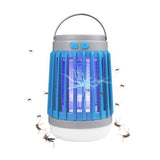 Solar Mosquito Killer Lamp USB Mosquito Camp Lamp Flashlight-Blue