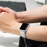 Stainless Steel iWatch Band Metal Strap For Apple Watch-38-40-41mm Silver