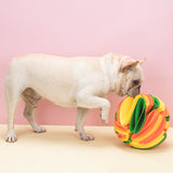 Pet Snuffle Ball Yellow