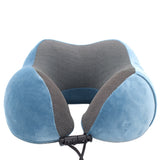 Travel Memory Foam Neck Pillow Blue
