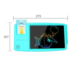 2-in-1 Kids Talking Flash Cards LCD Writing Tablet Learning Toys Blue