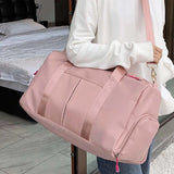 Minimalist Large Capacity Duffel Bag Travel Bag-Pink