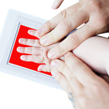 Baby Hand Foot Print Kit Keepsake New born Footprint Handprint -Red