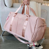 Minimalist Large Capacity Duffel Bag Travel Bag-Pink