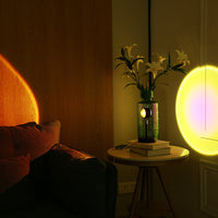 USB Charging Sunset Double Head Light Sun and Red Sunset