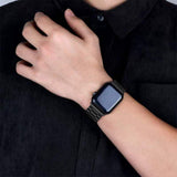 Stainless Steel iWatch Band Metal Strap For Apple Watch-42-44-45mm Black