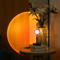 USB Charging Sunset Double Head Light Sun and Red Sunset