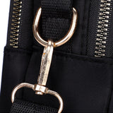 Women Mini Nylon Crossbody Bag Shoulder Bag Handbag Black