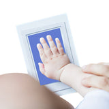 Baby Hand Foot Print Kit Keepsake New born Footprint Handprint -Light Blue