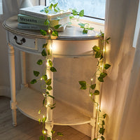 10-Meter 100LED Artificial Ivy Leaves Light String Battery-powered Light String-Style 3