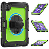 Protector Case Shockproof Protective Cover with Stand Hand Shoulder Strap for iPad Pro 11/Air 4 10.9 2020/Air 5 2022 Green