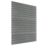 Pleated Blind Curtain Half Blackout Home Window Covers Shade Grey