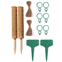 Coconut Moss Stake Poles Indoor Climbing Plant Extension Support Set