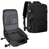 Sport Backpack Travel Rucksack Duffel Shoulder Hiking Camping Bag with Shoe Compartment Black