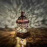 Hollow Carved Lantern Light Decorative Lamp for Holiday Ornaments Style 2
