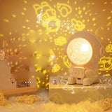 Astronaut Projector Light Starry Music Night Light Bedside Table Lamp Gift