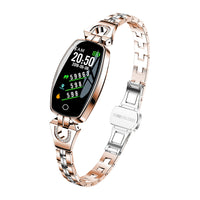 H8 smart bracelet color screen heart rate and blood pressure health detection gold