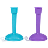 2Pack Swivel Water Saver Tap Aerator Diffuser Faucet Nozzle Filter Connector Kitchen Tool Blue and Purple