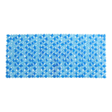 33 x 63cm Non-Slip Bath Mat Shower Mats PVC Bathroom Suction Floor Mat Blue